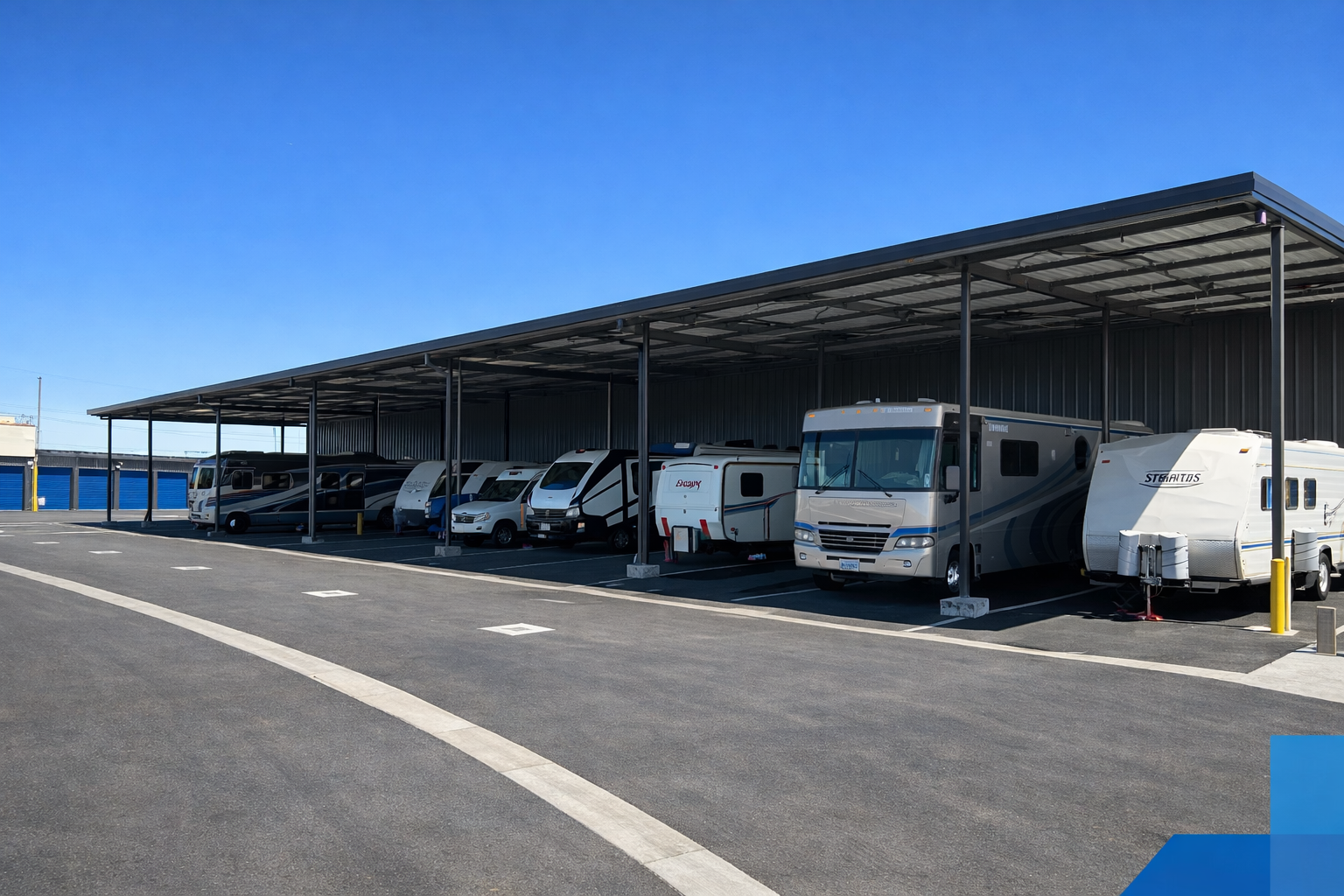 RV and boat storage at Safe Storage Fernley Nevada